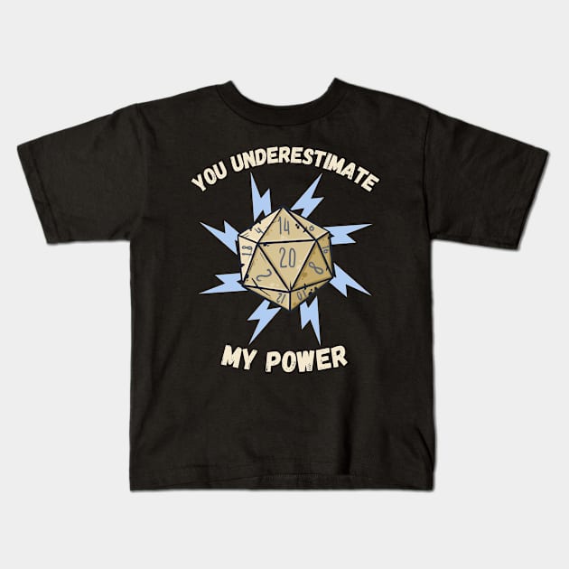 You Underestimate My Power - meme crossover Kids T-Shirt by AbsZeroPi